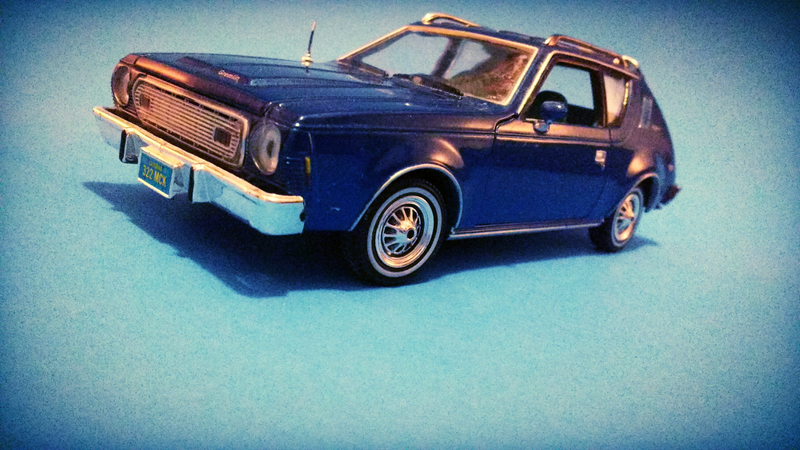 Illustration for article titled Tangled up in blue! Motor Max's '74 Amc GremlinÂ